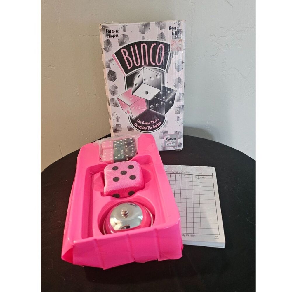 Cardinal Games Bunco Deluxe Edition Pink Breast Cancer Awareness Dice Set